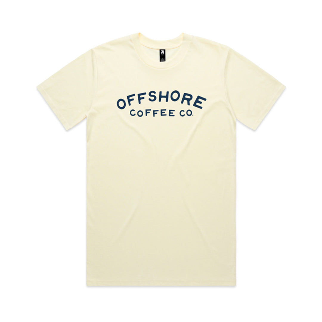 Offshore Coffee Co - Out Of Office Tee - Butter Yellow