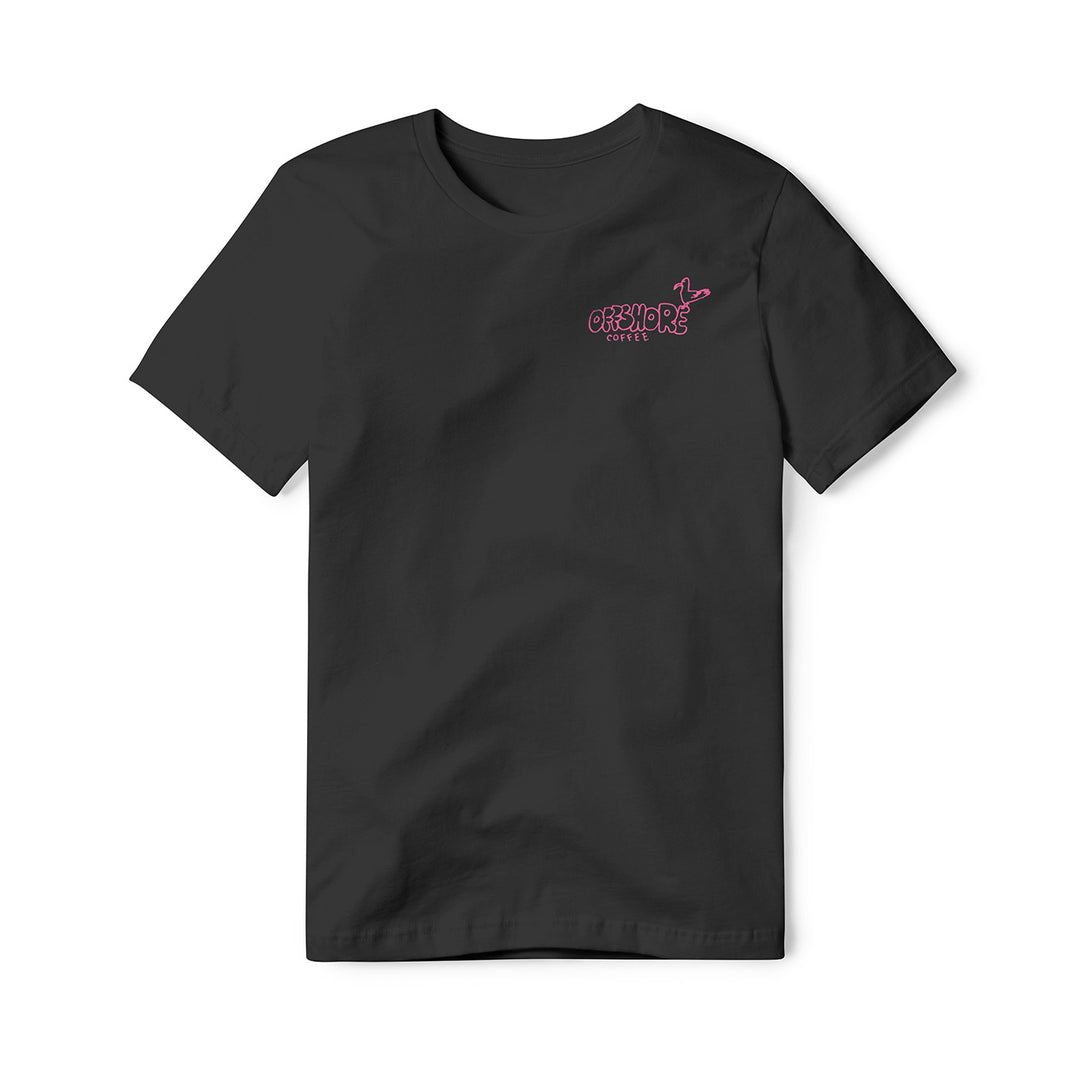 Daybreak Tee - Black / Pink