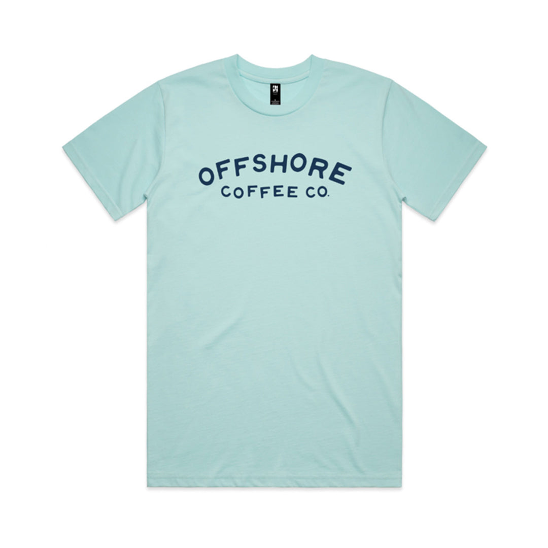 Offshore Coffee Co - Out Of Office Tee - Blue Lagoon