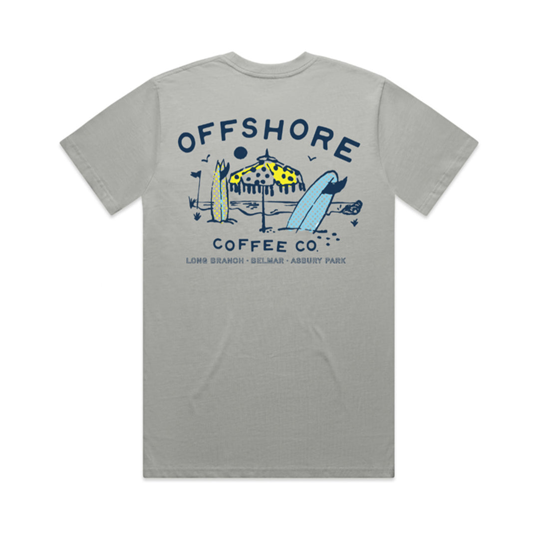 Offshore Coffee Co - Out Of Office Tee - Storm Grey