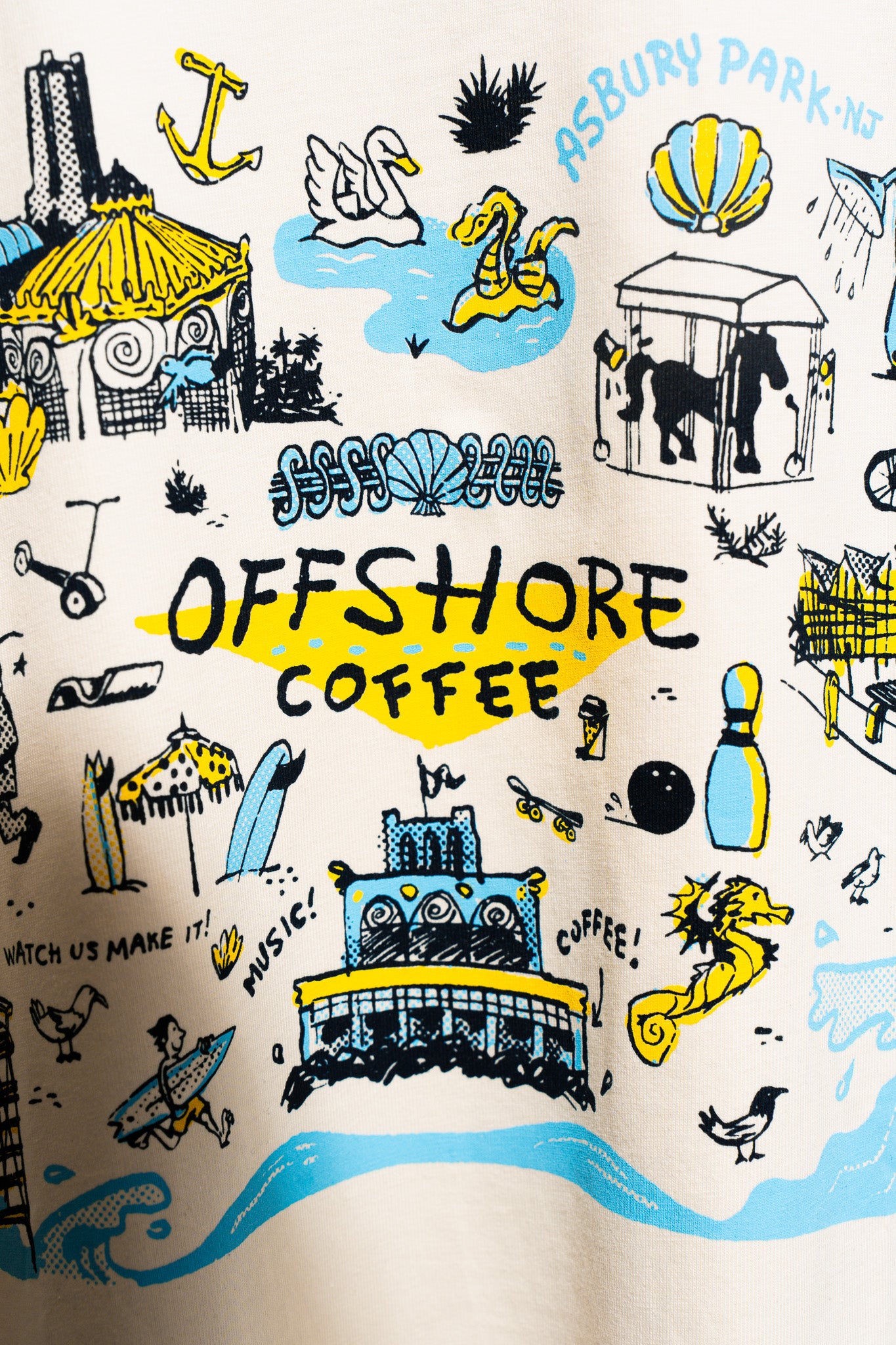 Asbury Tee White