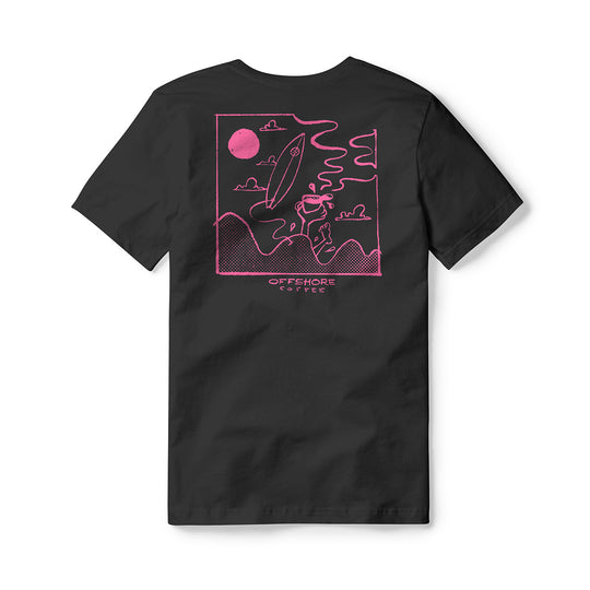Daybreak Tee - Black / Pink