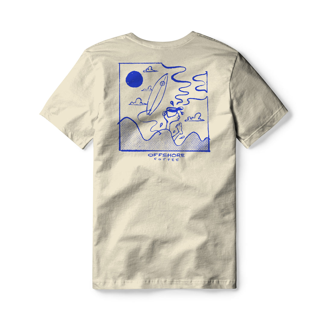 Daybreak Tee - Cream / Royal