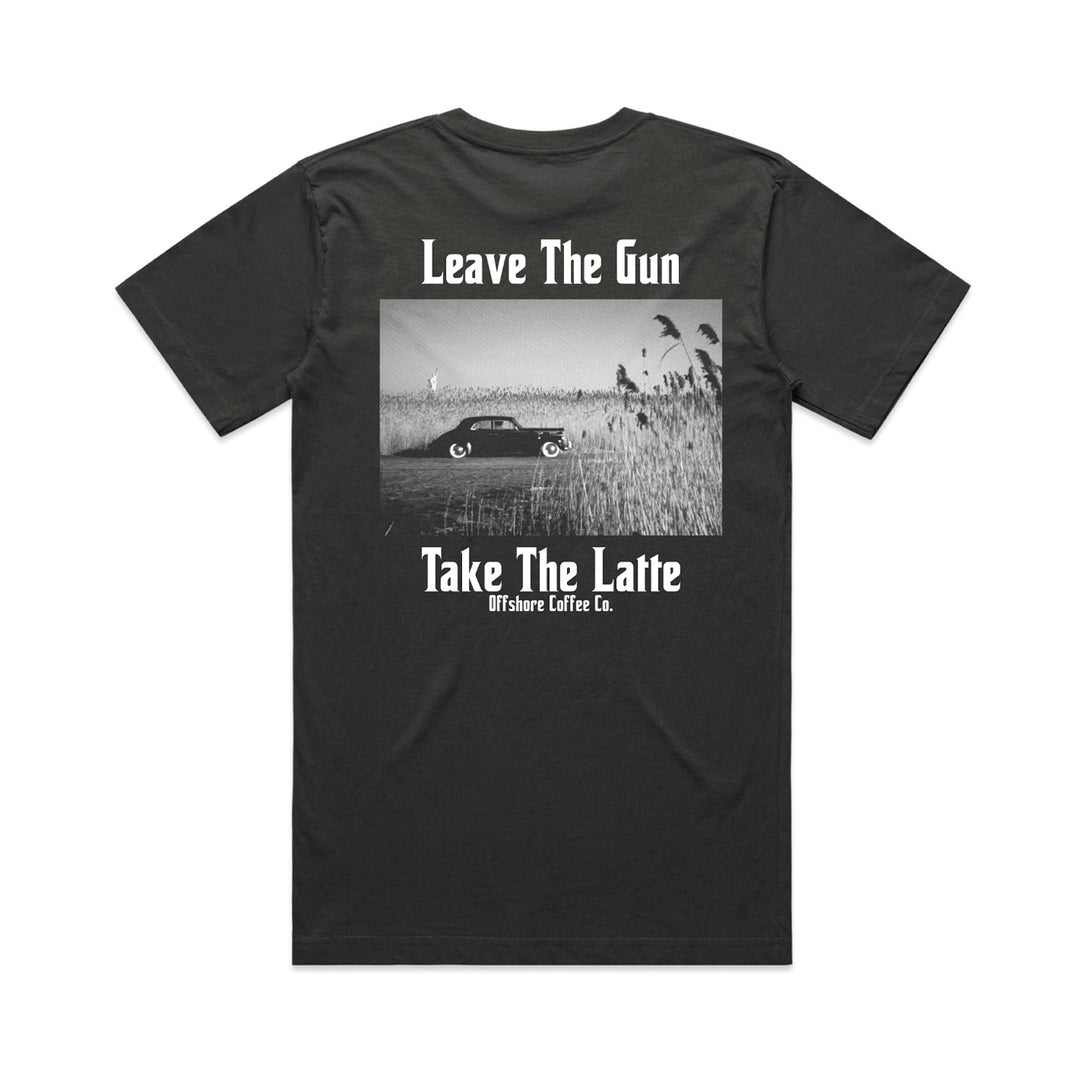 Offshore Coffee Co - Take The Latte Tee - Black