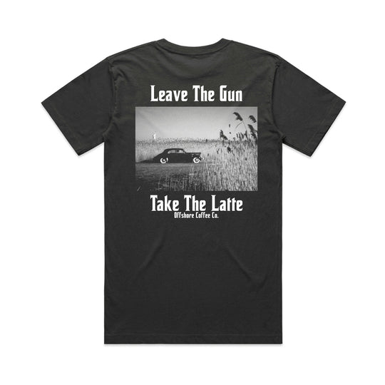 Offshore Coffee Co - Take The Latte Tee - Black