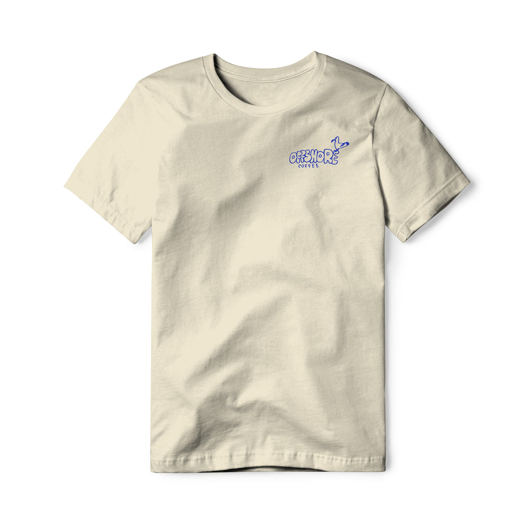 Daybreak Tee - Cream / Royal