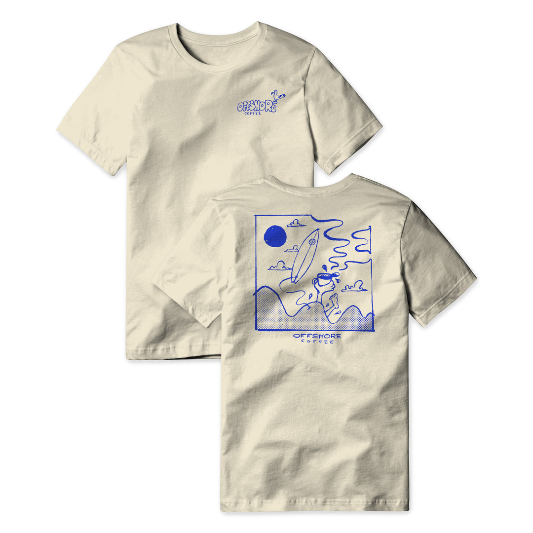 Daybreak Tee - Cream / Royal