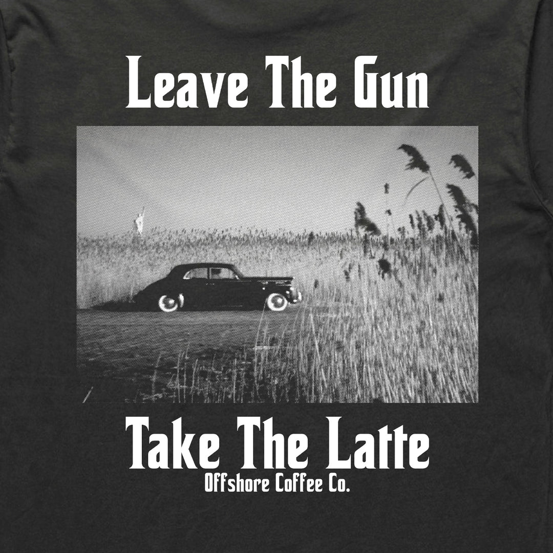 Offshore Coffee Co - Take The Latte Tee - Black