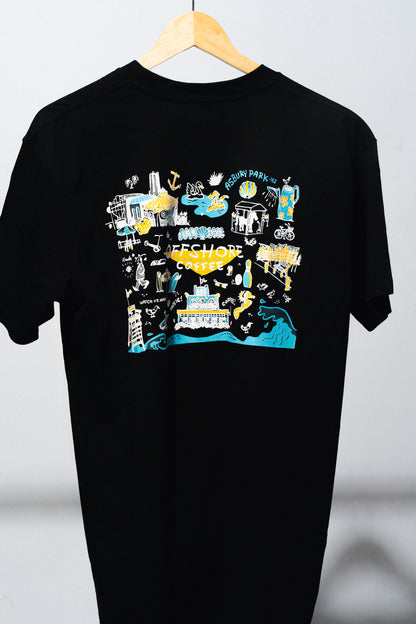 Asbury Tee Black