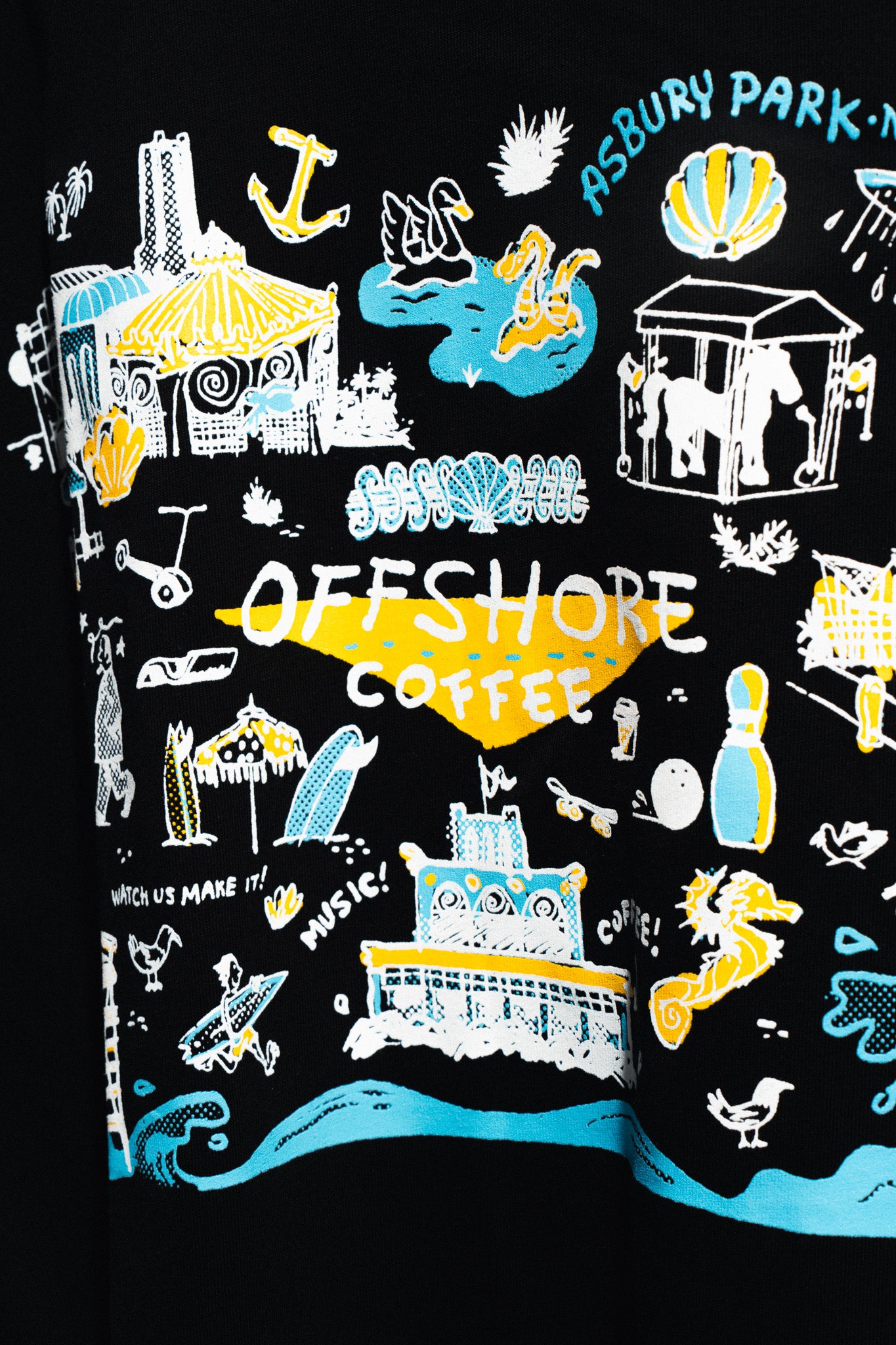 Asbury Tee Black