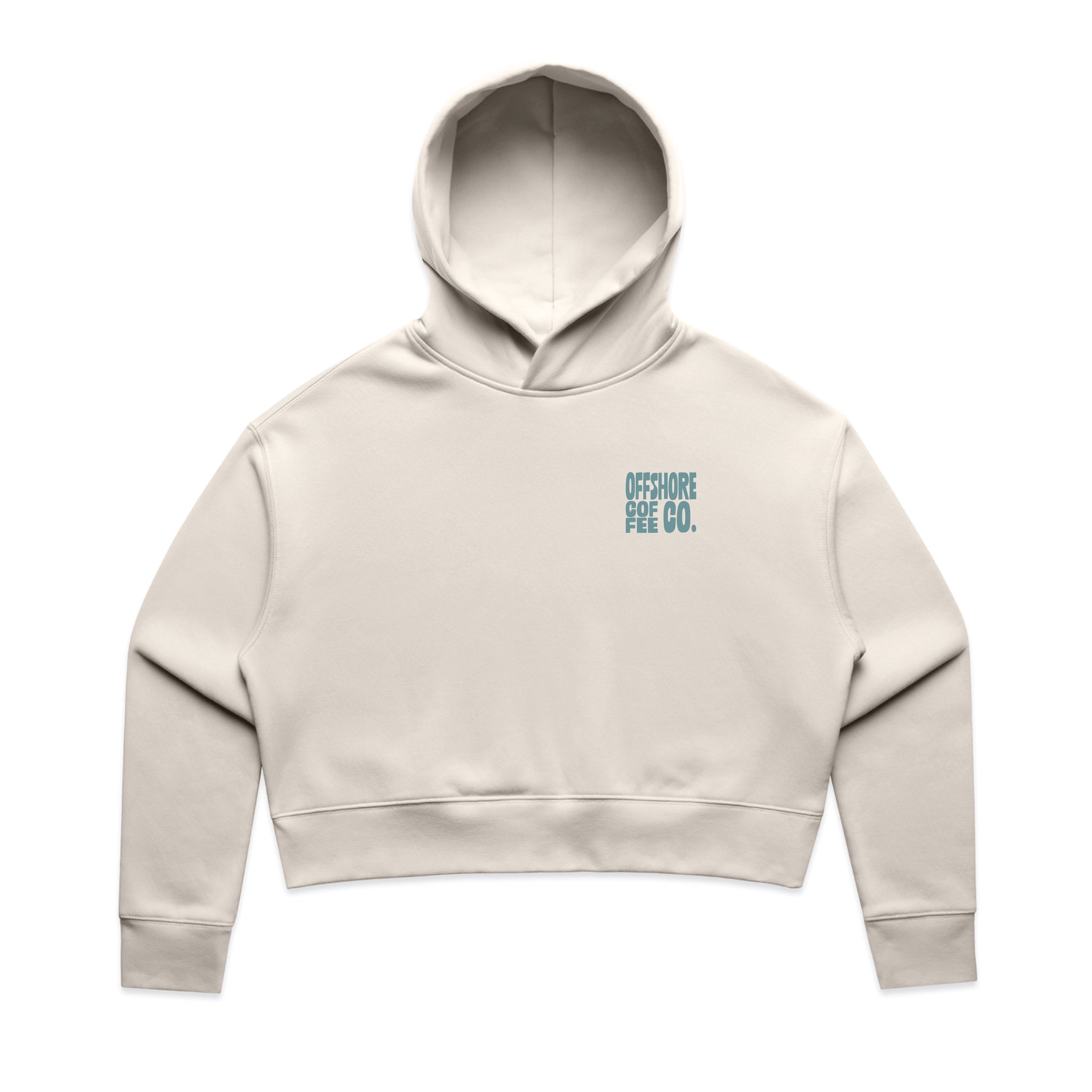 Endless Summer Cropped Hoodie in Bone | Offshore Coffee Co.